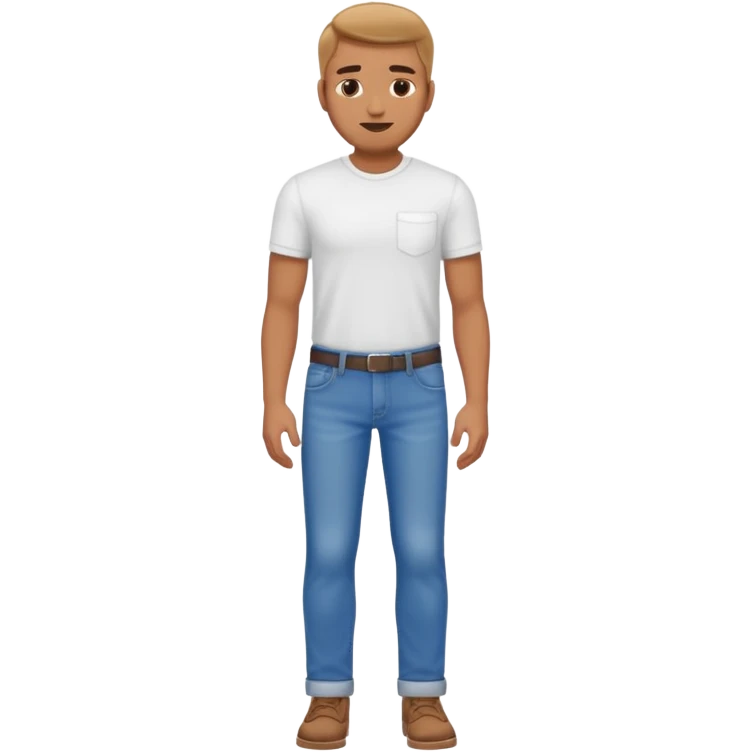 Naked man full body emoji