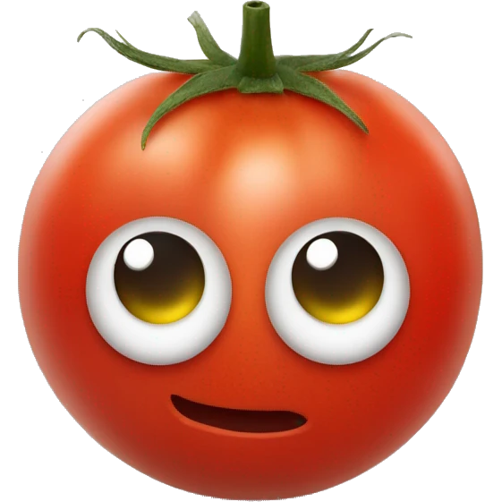 only one tomato with holes emoji