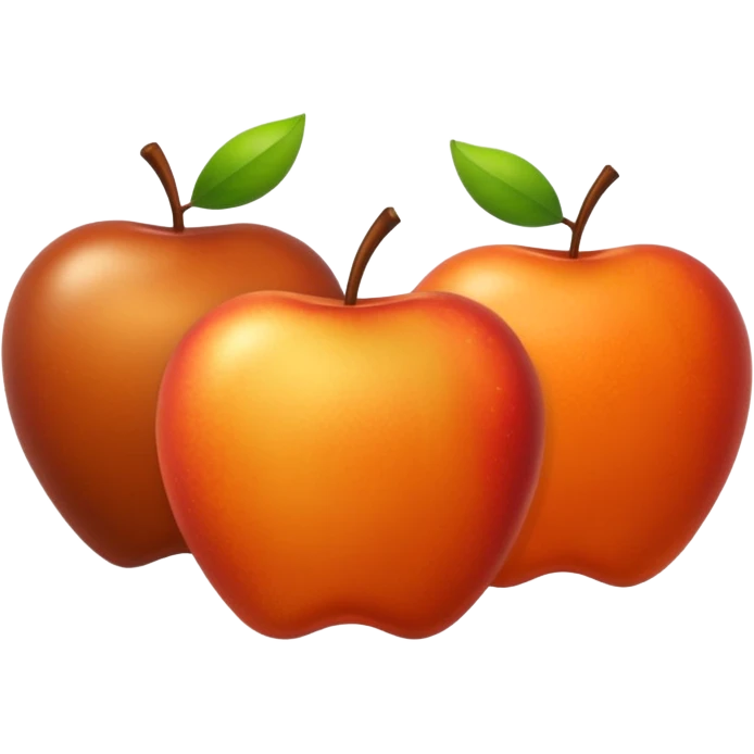 Can you make the yellow one to look more like brown and the orange to look more emoji