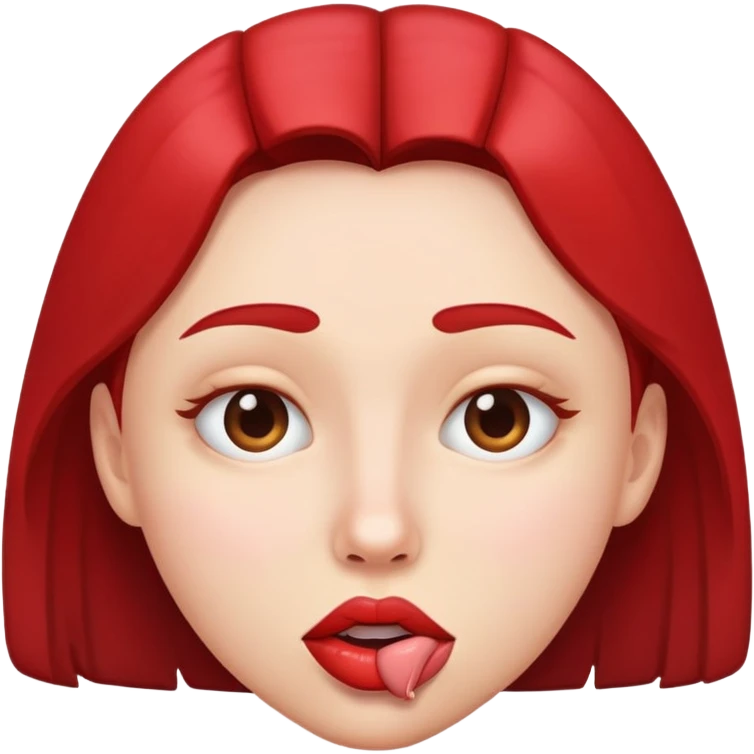 Lip bite emoji