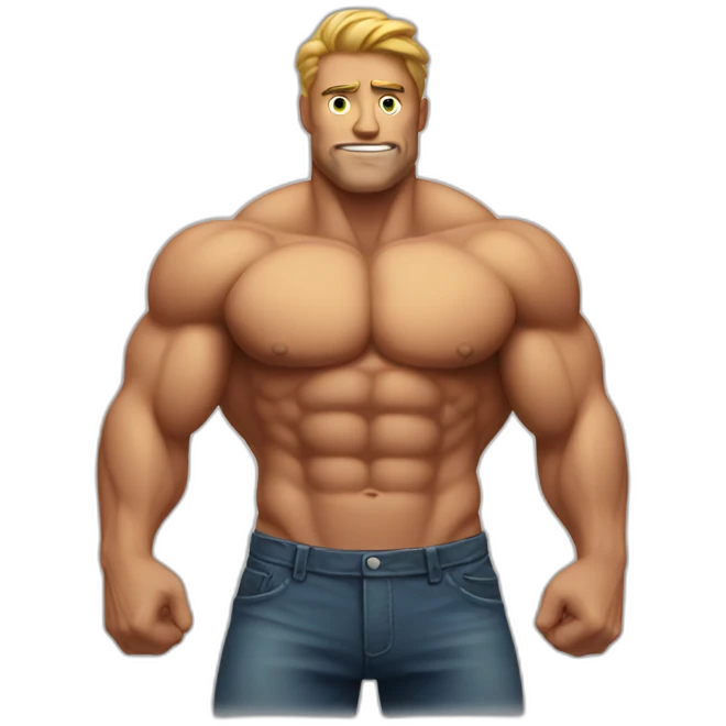 big chest muscles emoji