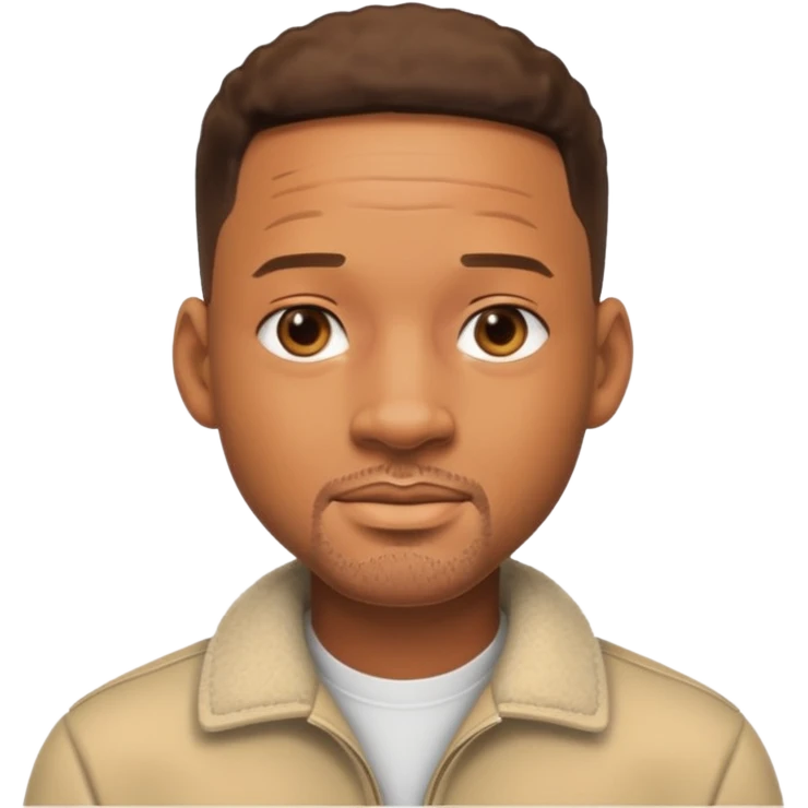 will smith with no beard emoji