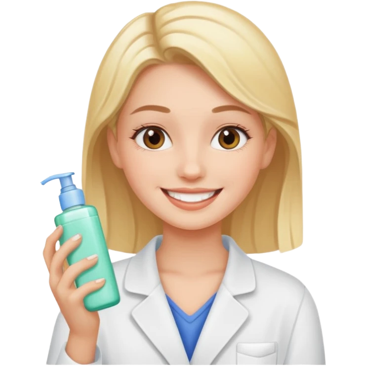 an emoji of a girl doing skincare emoji