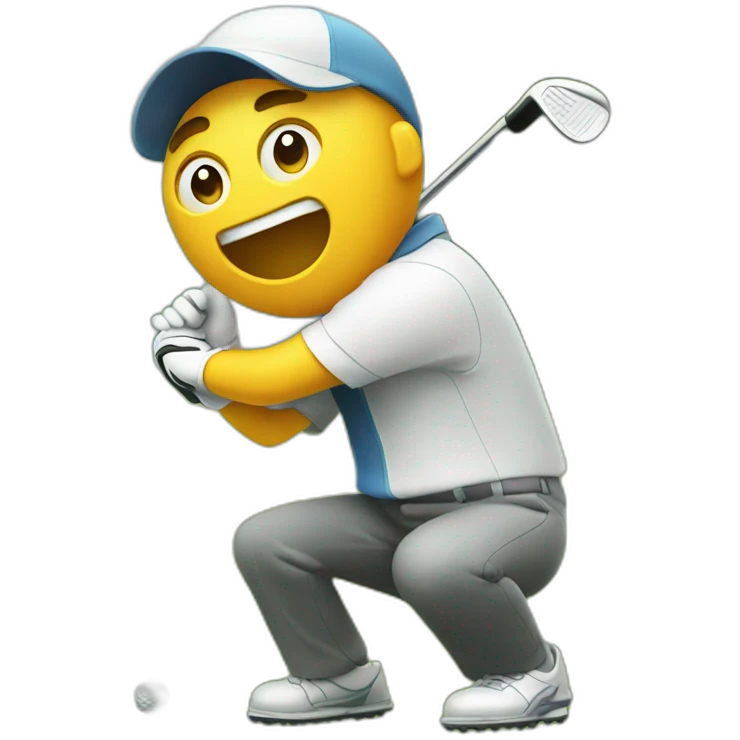 EAT AND PLAY GOLF emoji
