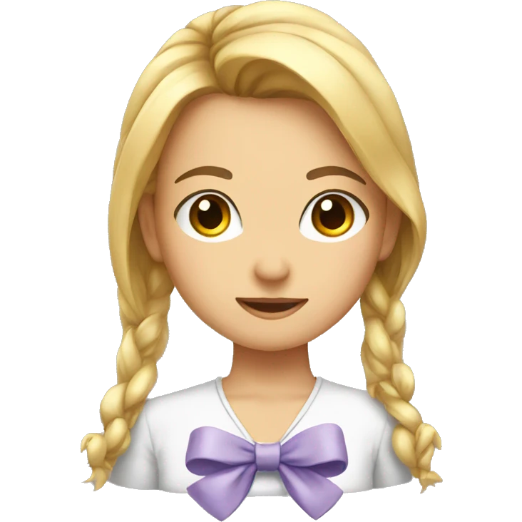 Bow on a girl  emoji