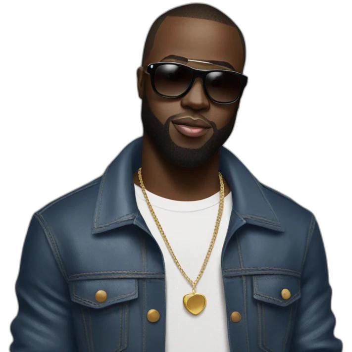 Maître GIMS en studio emoji