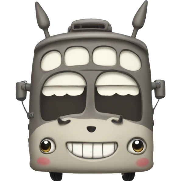 Totoro bus smile emoji