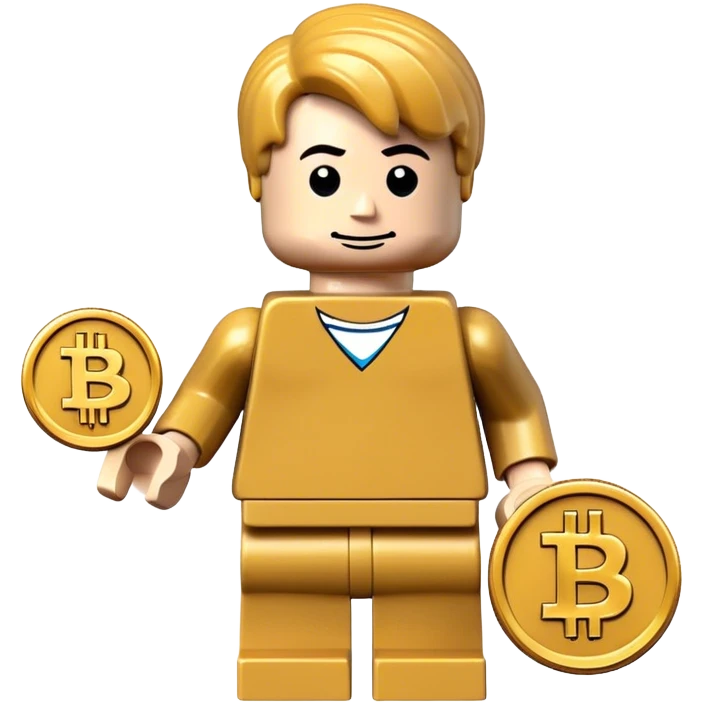 lego homme bitcoin emoji
