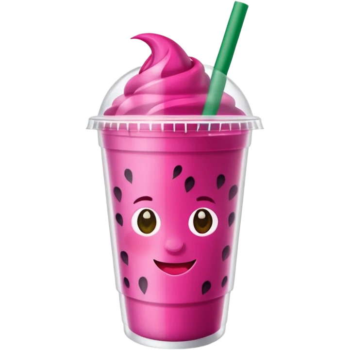 Starbucks dragon fruit drink emoji