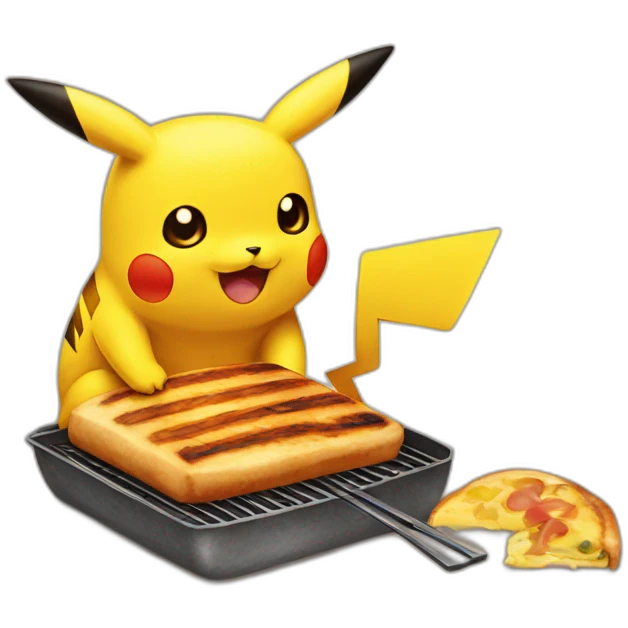 grilled pikachu emoji