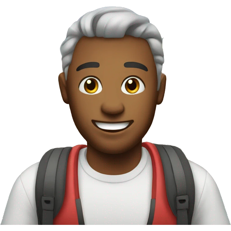 Welcoming tourist to his place to stay emoji