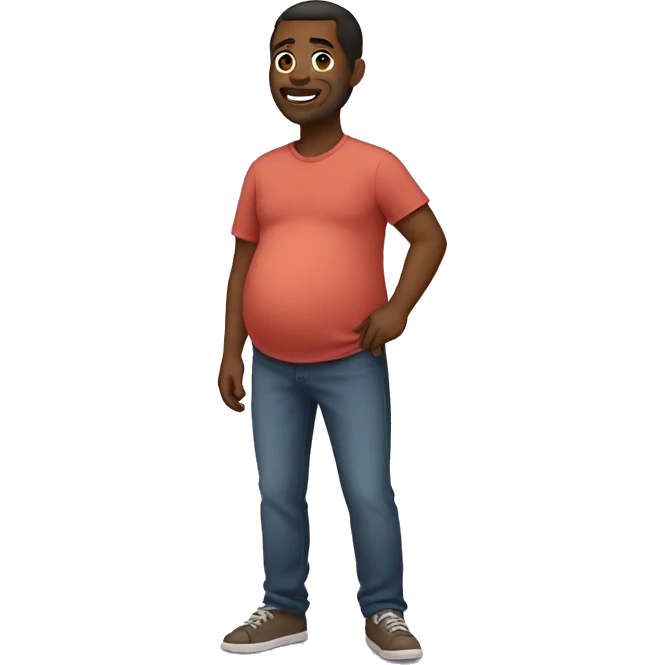 man pregnant emoji