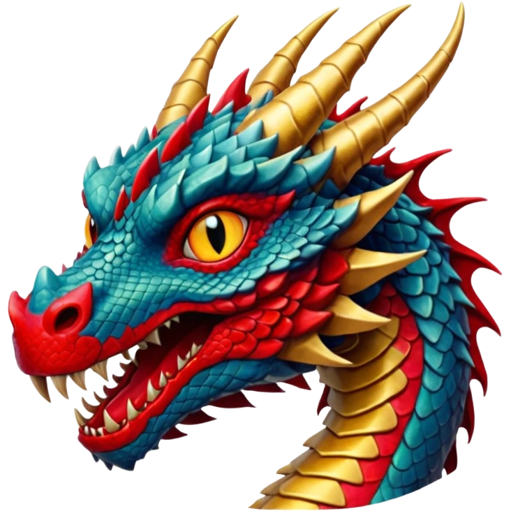 Dragon with slay nails and lips emoji