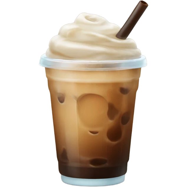 Iced coffee emoji