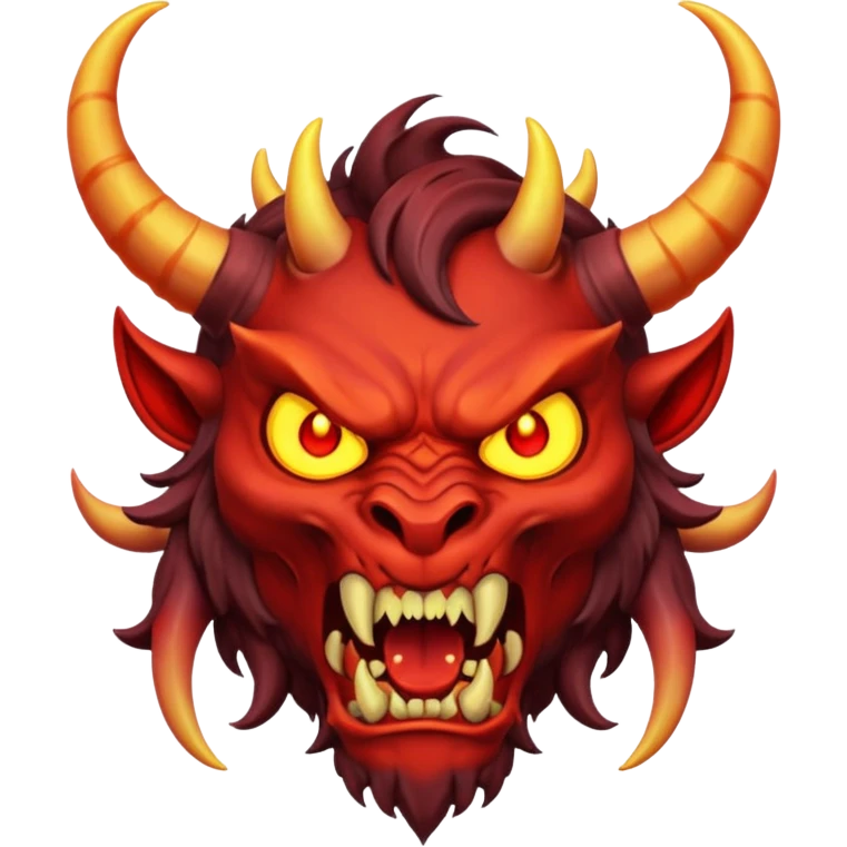 demon rage emoji
