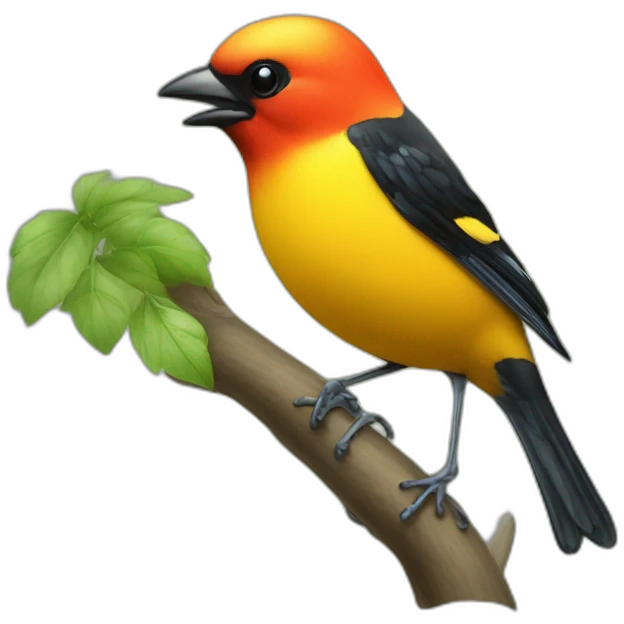 tanager computer emoji