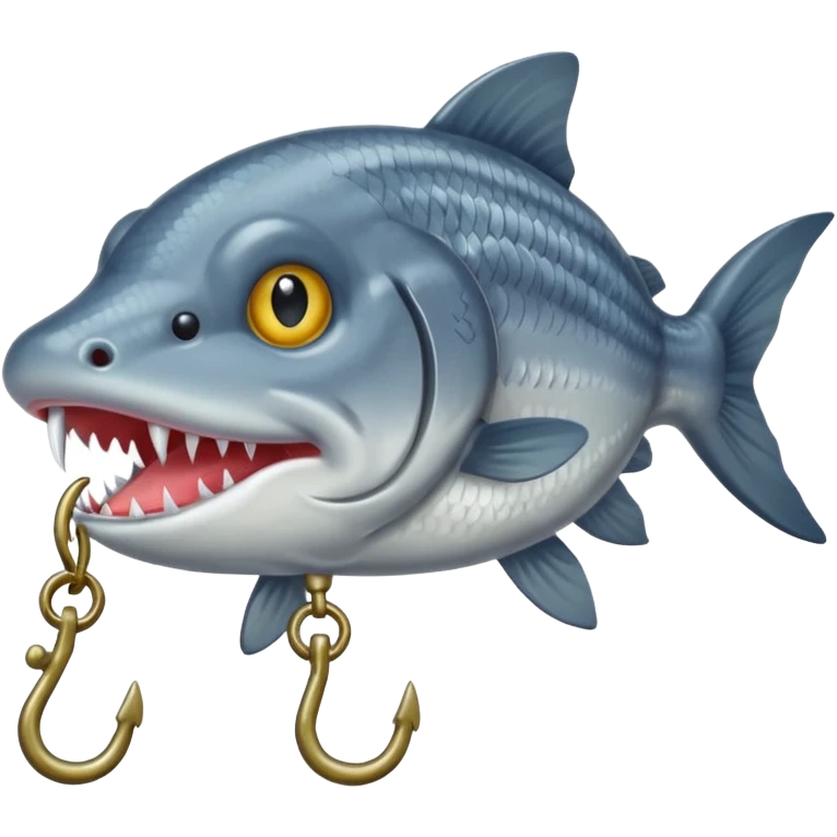 catfish biting hook emoji