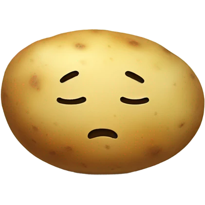 sleepy potato emoji