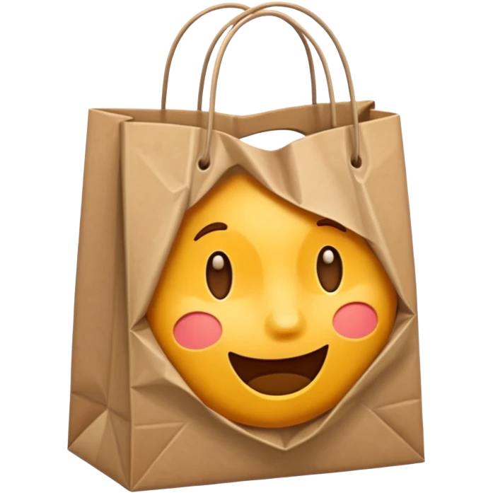 paper bag emoji