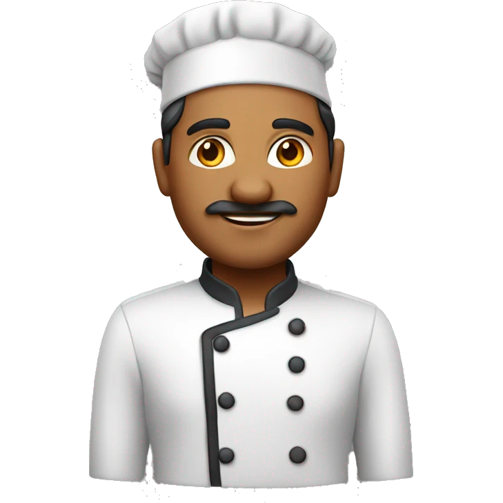 indian head chef male emoji