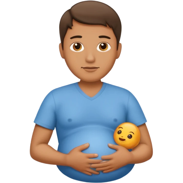 male pregnant emoji