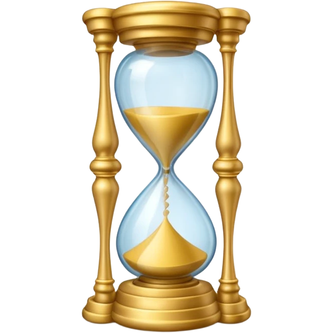 fancy ornate disney hourglass emoji