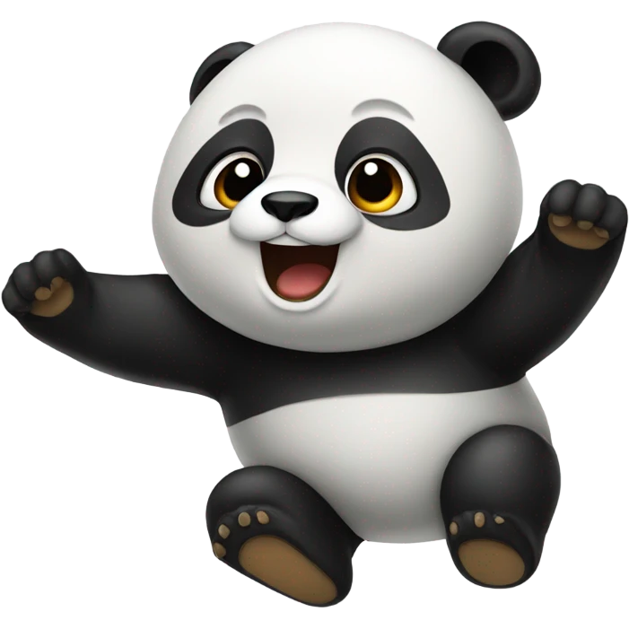 a flying panda emoji