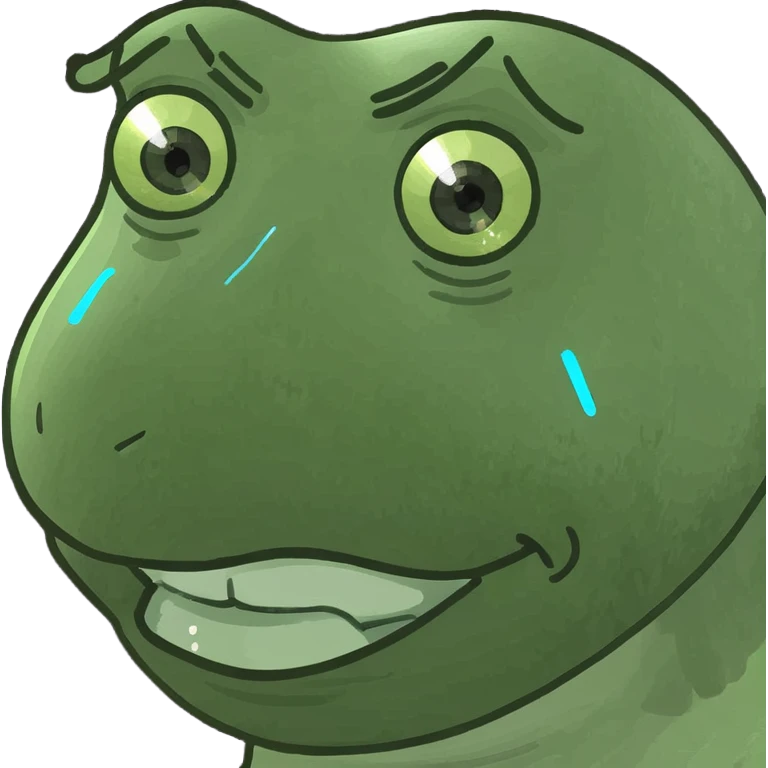 A happy face with a little sparkle emoji