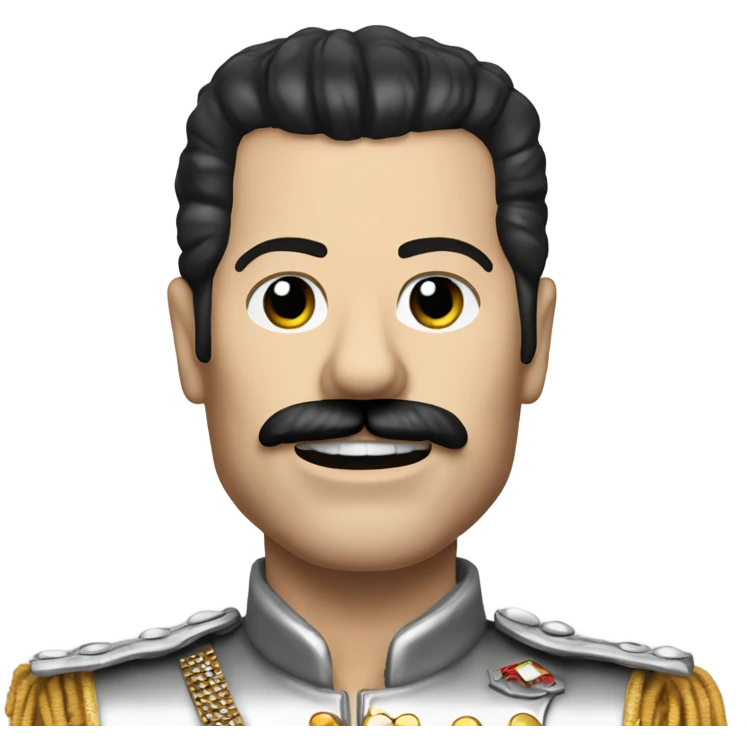 freddy mercury todo prateado emoji