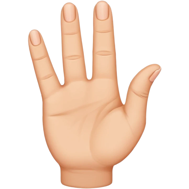 Letter L but with hand emoji