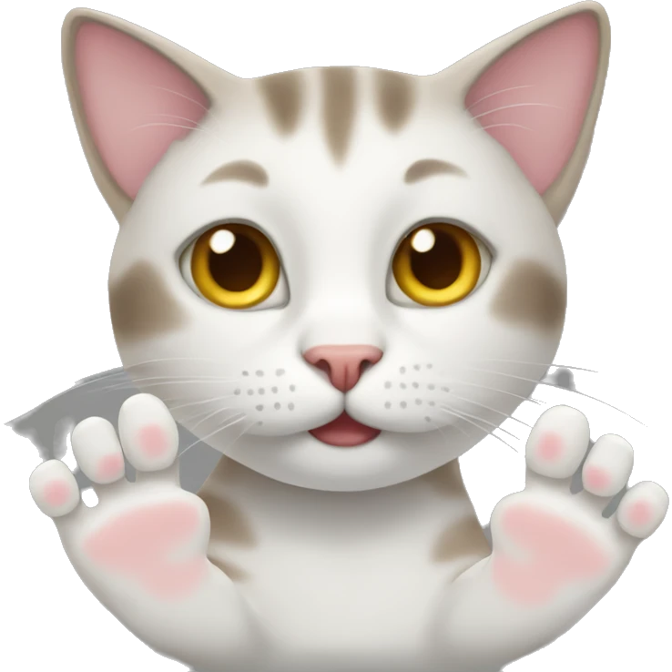cat with toes emoji