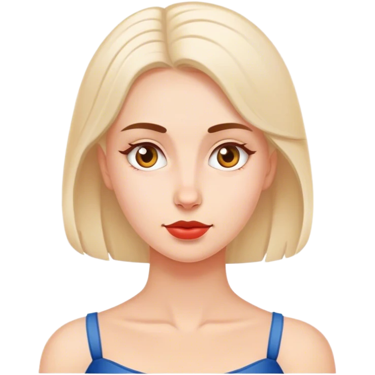 traditional polish european woman simple emoji