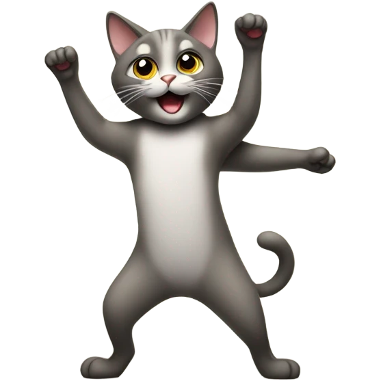 Cat dancing emoji
