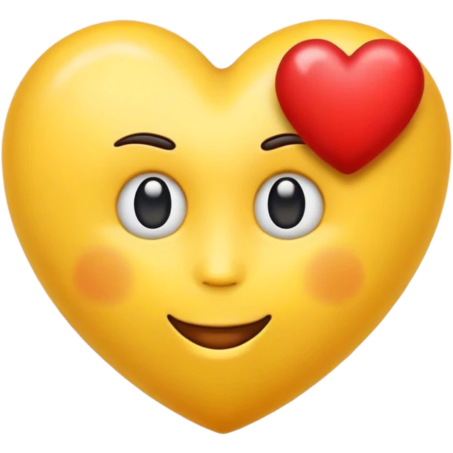 Care emoji with heart emoji
