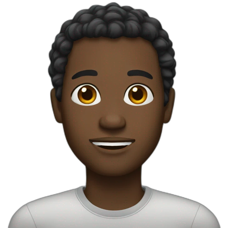 Black person emoji