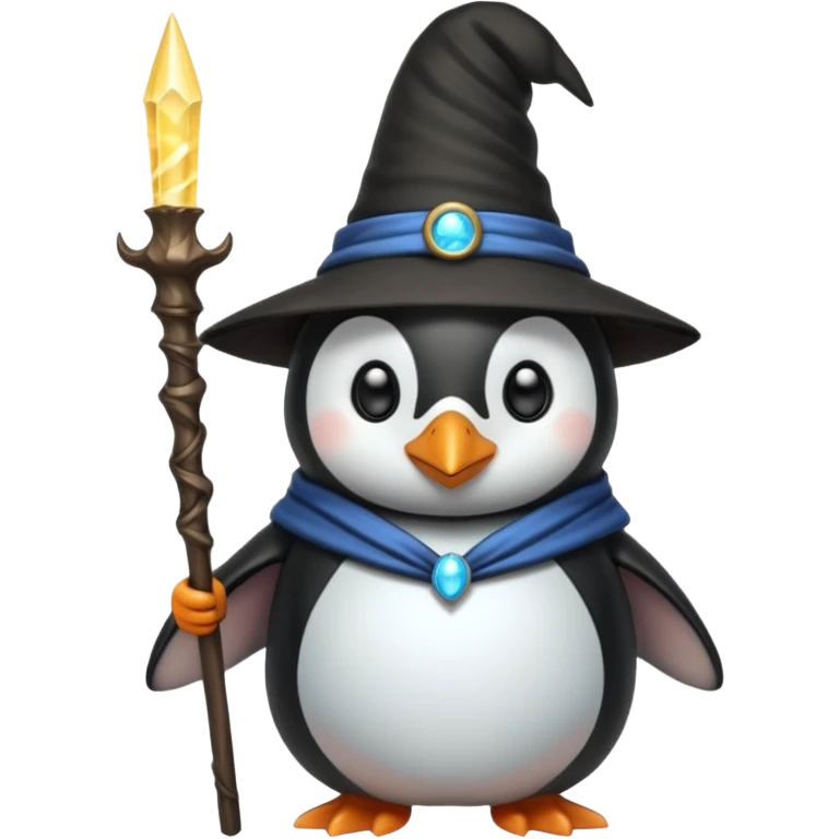 Penguin Wizard emoji