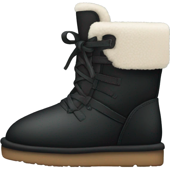 Black uggs emoji