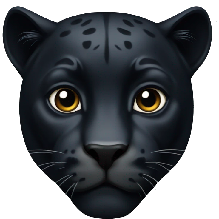 Black panther animal emoji  emoji