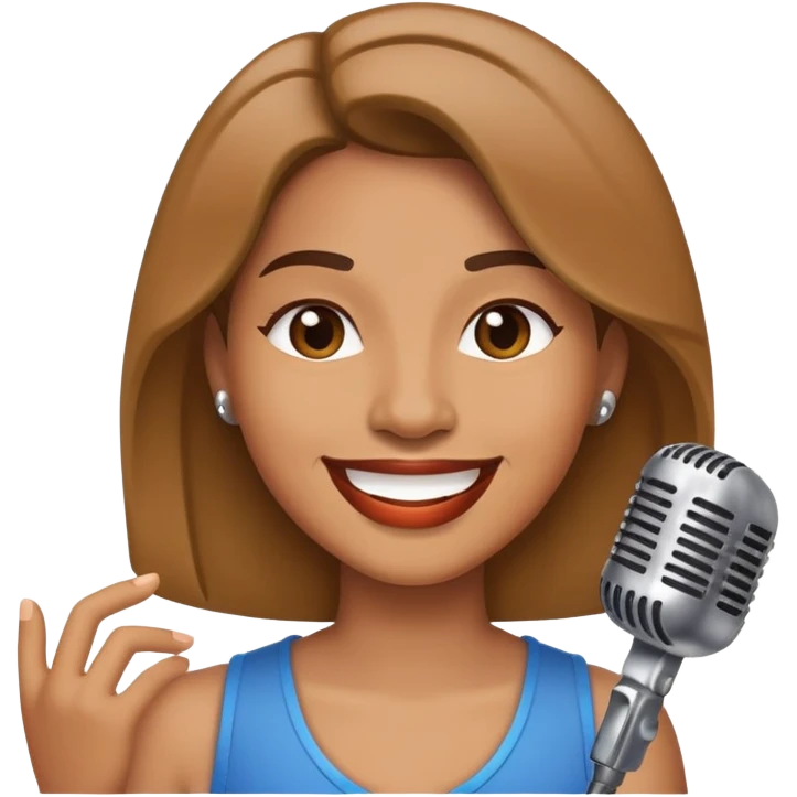Singer emoji