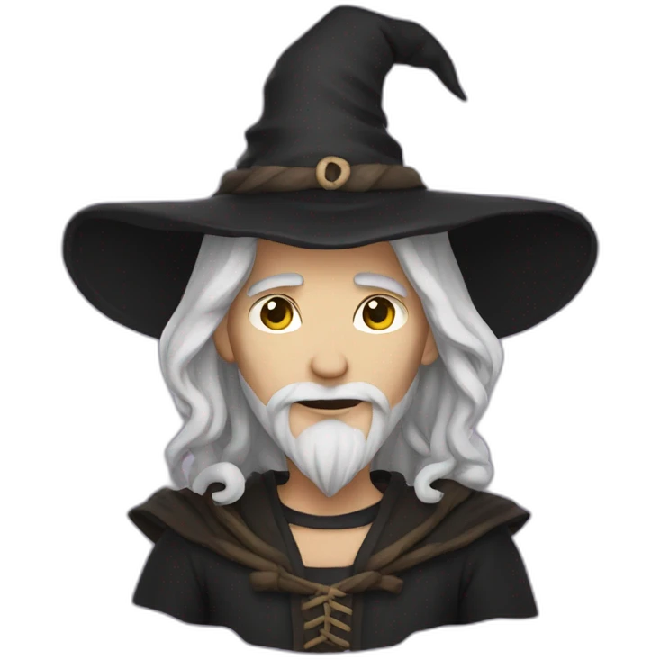 male pagan witch  emoji