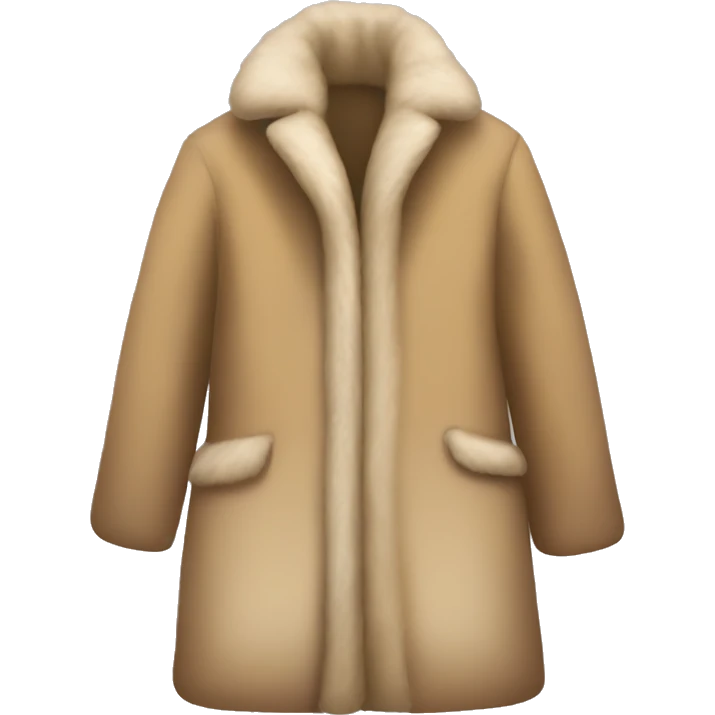 tan fur coat emoji
