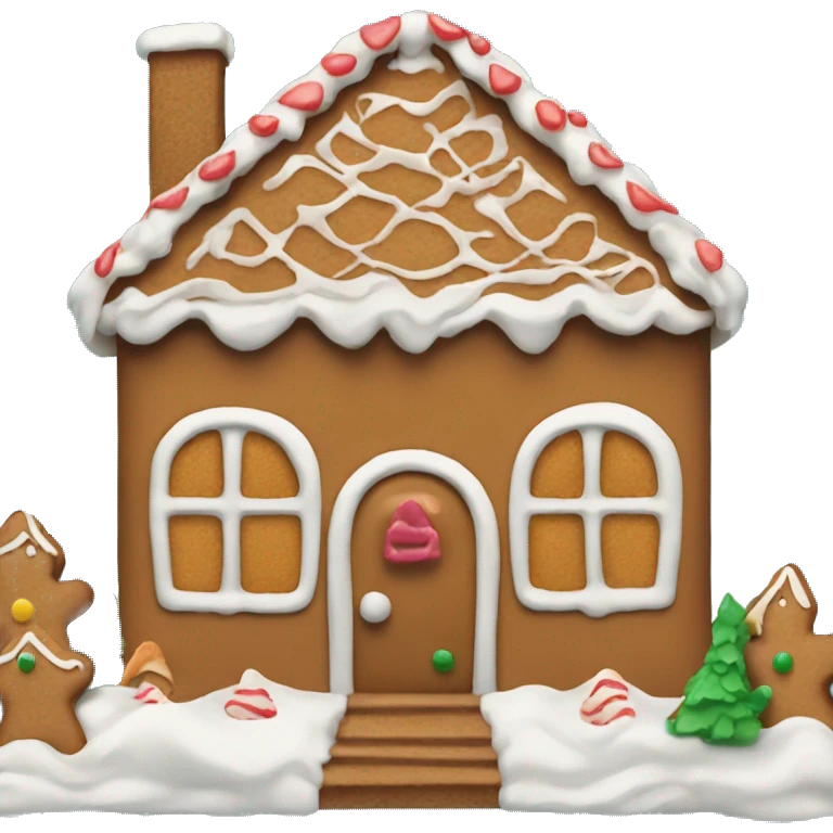 gingerbread house emoji