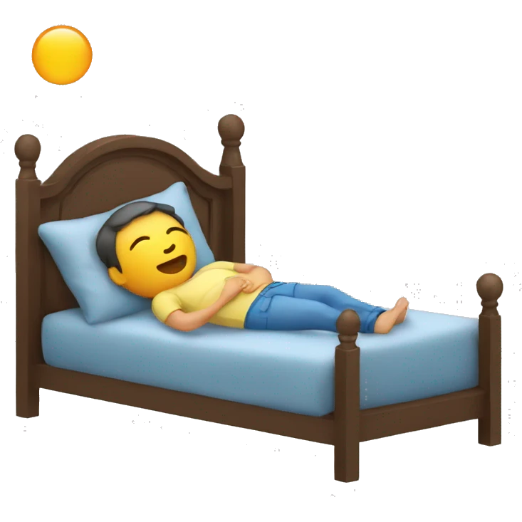 tourist sleep emoji
