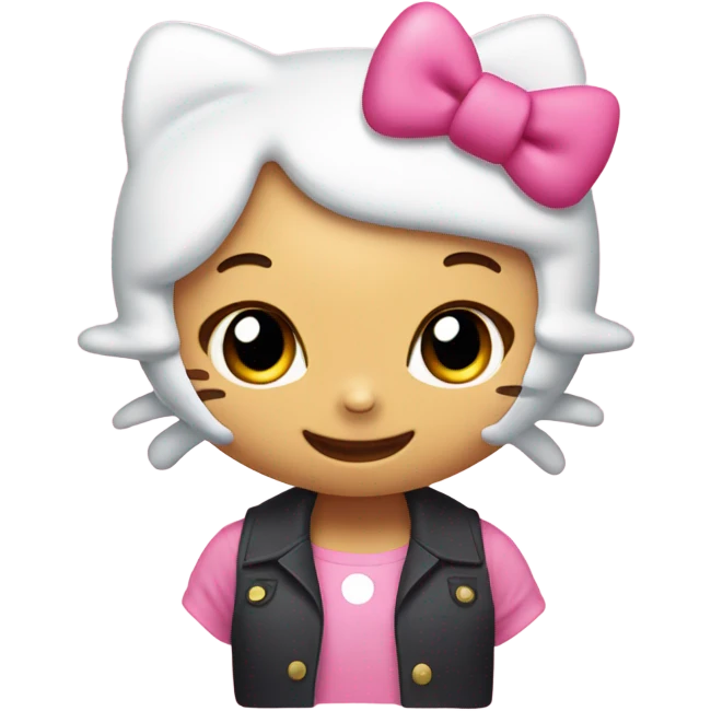Cute hello kitty emoji