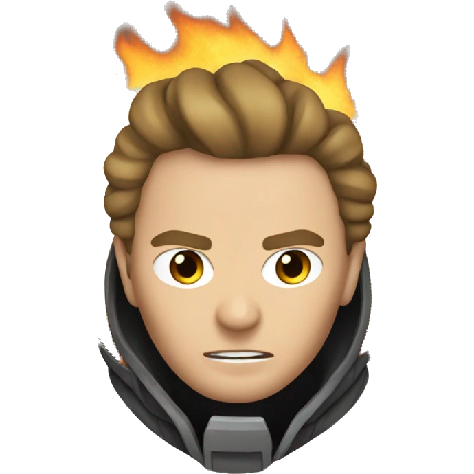 starkiller on fire emoji