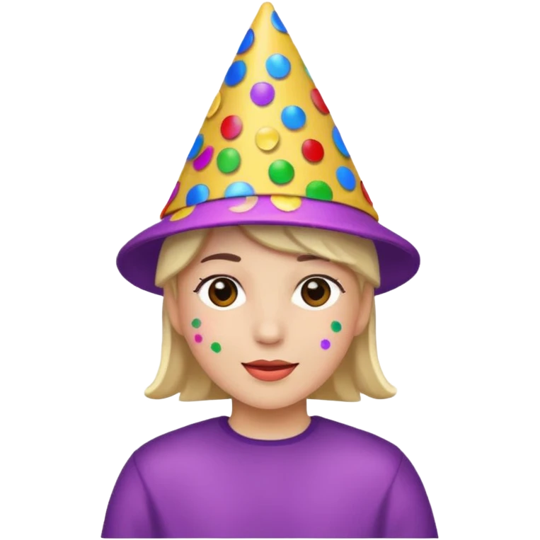 Happy Birthday Confetti Hat emoji