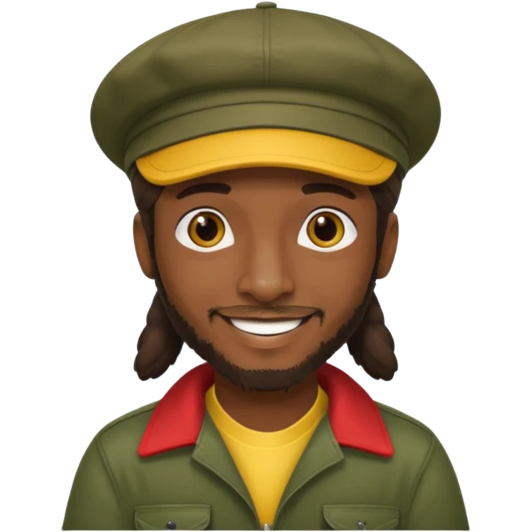 reggae dj casquette  emoji