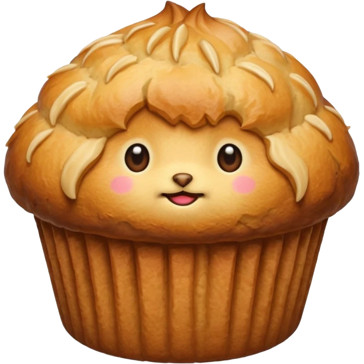 muffin without face emoji emoji
