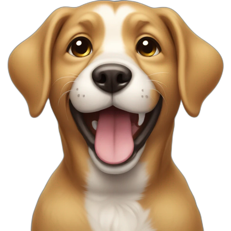 dog smilling emoji