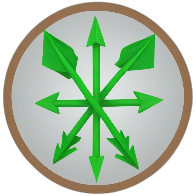 arrow in circles emoji